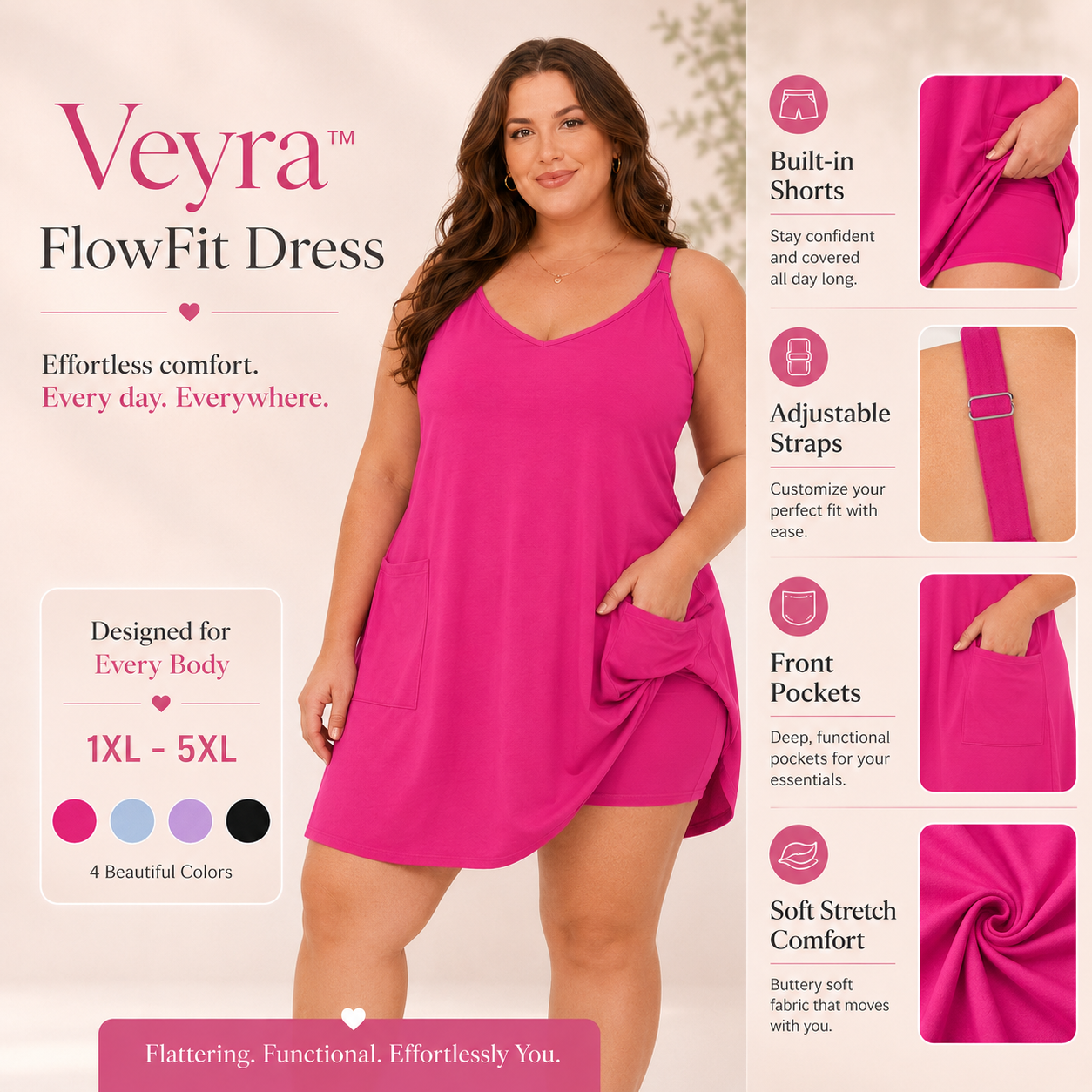 Veyra™ FlowFit Dress