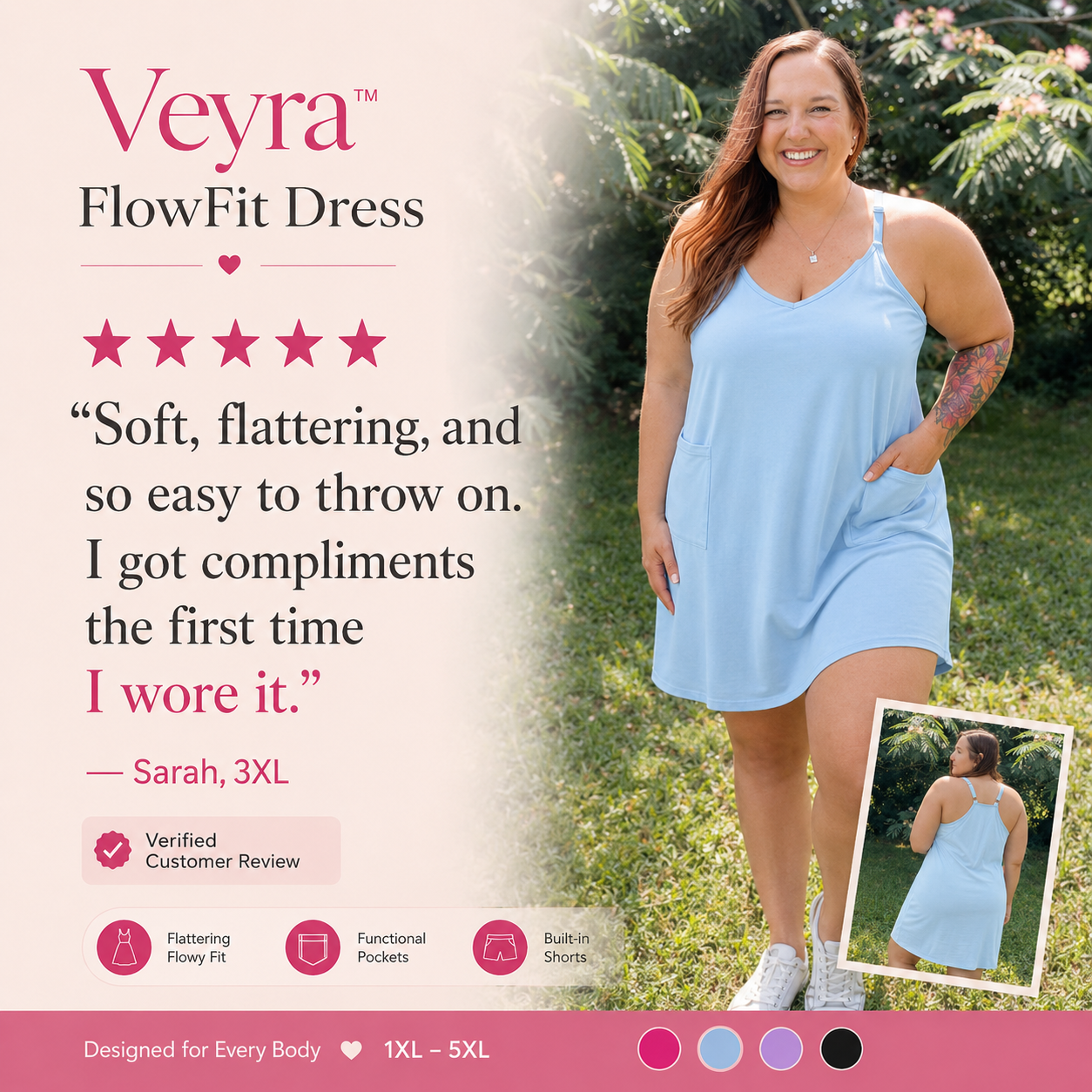 Veyra™ FlowFit Dress