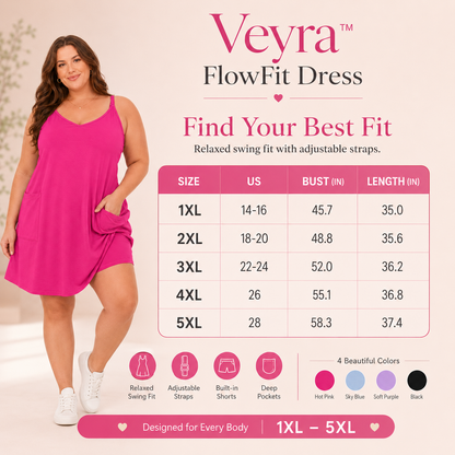 Veyra™ FlowFit Dress